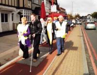 Lion Gillian and Paul from RNIB